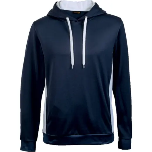 Track Hooded Sweater Navy White